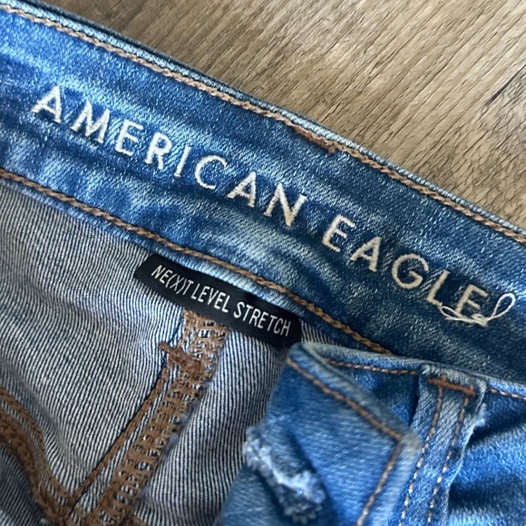 American Eagle Next Level Stretch Hi-Rise Shortie Shorts - Picture 3 of 5